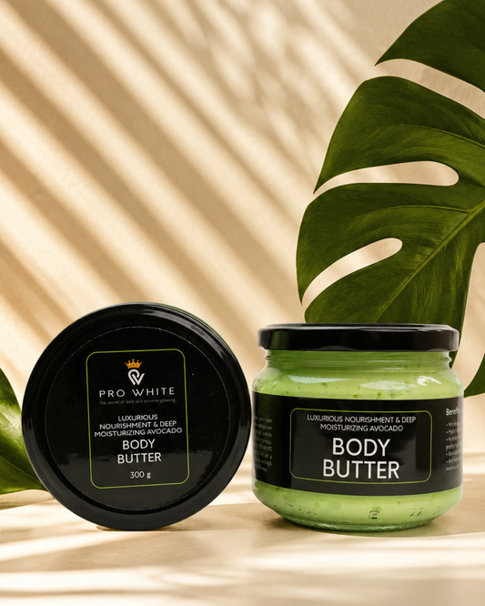 ප්‍රෝ වයිට් අලිගැටපේර බොඩි බටර් – 100g / 300g