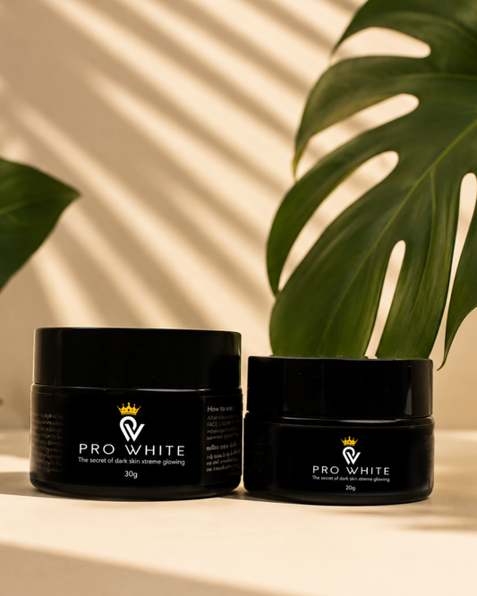 Pro White සම පැහැපත් කරන රාත්‍රී ආලේපන ක්‍රීම් – 20g / 30g